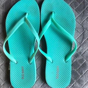 Turquoise Flip Flops